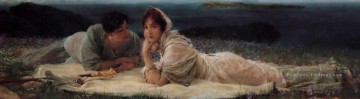 romantique romantisme Tableau Peinture - un monde de leur propre romantique Sir Lawrence Alma Tadema